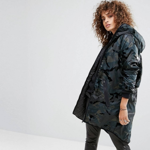 G STAR RAW padded Como print light padded coat with back pack - Picture 4 of 4